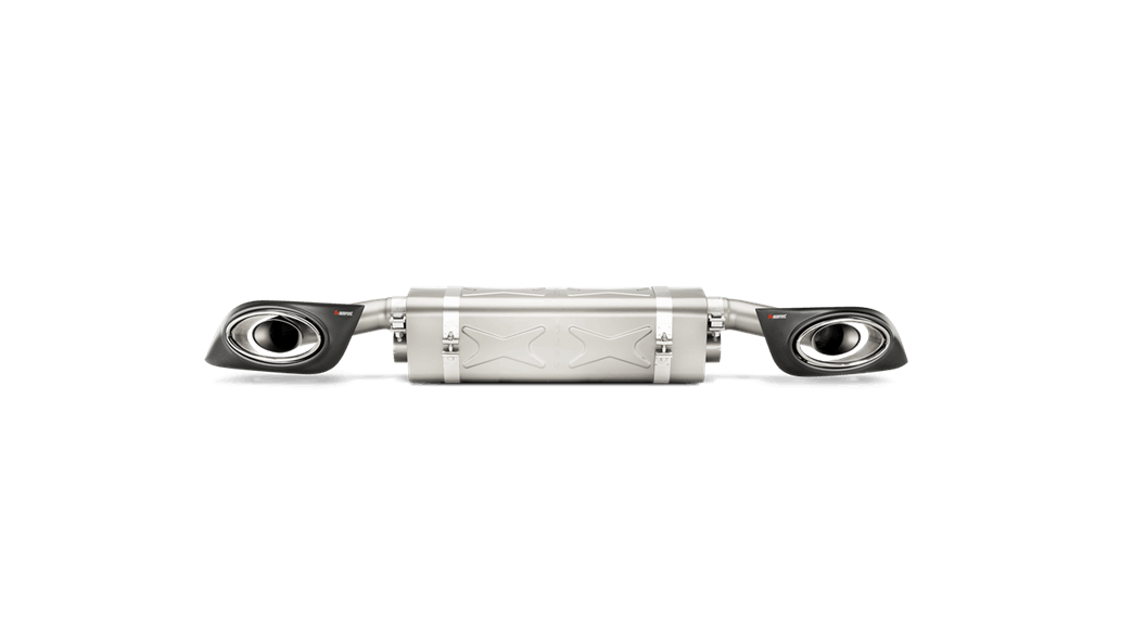 AKRAPOVIC S-PO991TSO-HT Вихлопна система SLIP-ON для PORSCHE 911 Turbo і Turbo S (титан) Photo-3