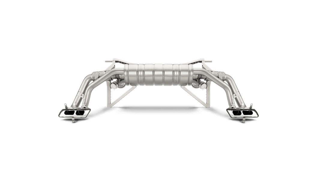 AKRAPOVIC S-AUR8SO3-T Вихлопна система Slip-On Line (Titanium) для AUDI R8 5.2 FSI Coupе/Spyder 2016-2018 Photo-1