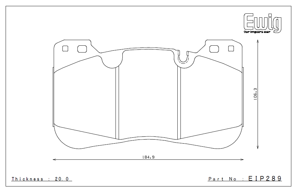 ENDLESS EIP289MX72 Гальмівні колодки передні для BMW M5 F90 Photo-0