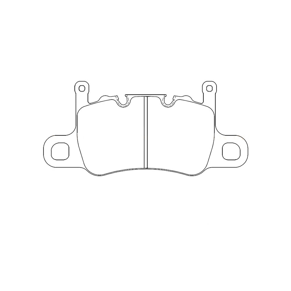 ENDLESS EIP241MA45B Задні гальмівні колодки для PORSCHE 911 GT3 / GT3RS / Turbos S (991) / Cayman GT4 (981) Photo-0