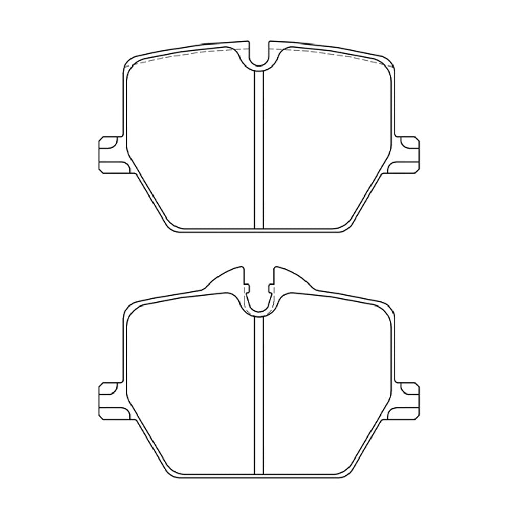ENDLESS EIP301MX72 Задні гальмівні колодки для BMW M340i xDrive (G20) / M440i xDrive (G22) Photo-0