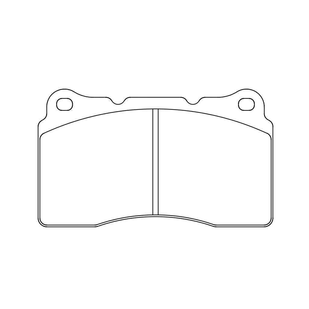 ENDLESS EP357MX72 Гальмівні колодки перед SUBARU STI, MITSUBISHI EVO, MEGANE RS250, ASTRA J OPC Photo-1