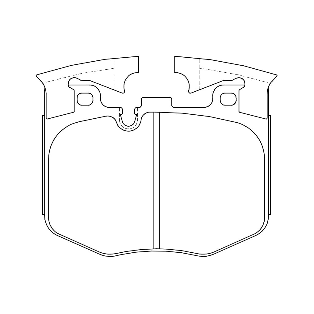 ENDLESS EP535MX72PL Передні гальмівні колодки MX72PLUS для TOYOTA GR Supra A90 Photo-1