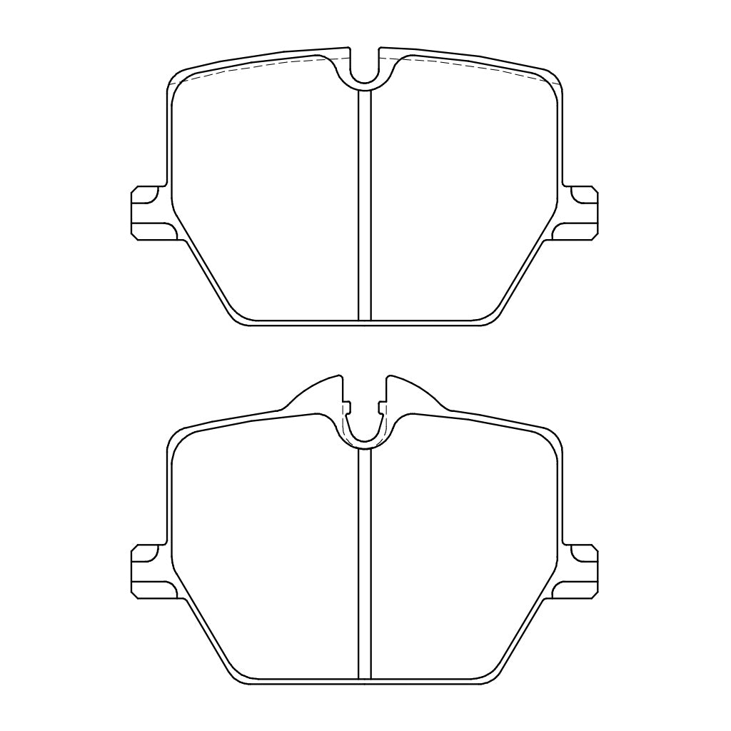 ENDLESS EP536MX72PL Задні гальмівні колодки MX72PLUS для TOYOTA GR Supra A90 Photo-1