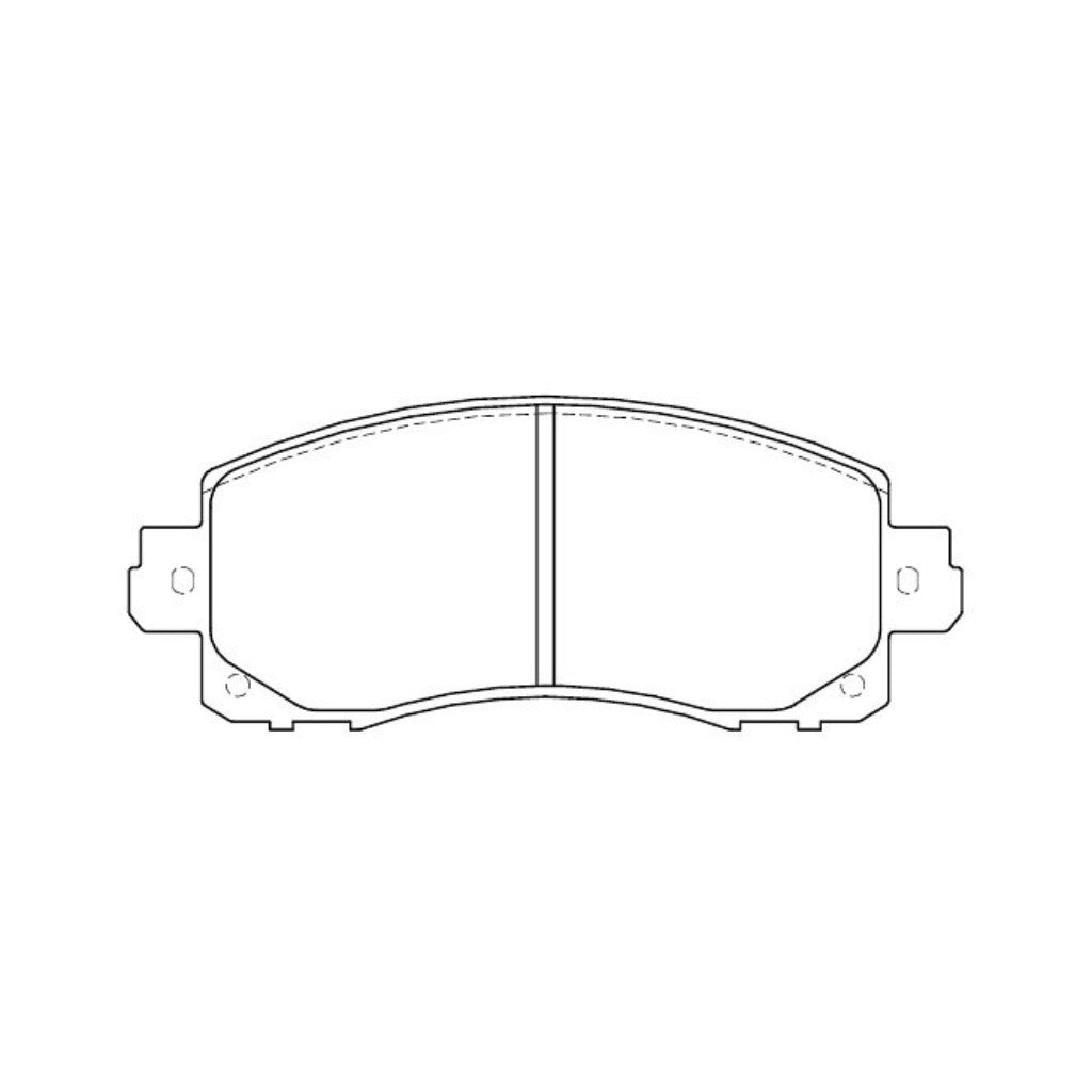 ENDLESS EP544N38SP Передні гальмівні колодки компаунд N38SP для SUBARU Impreza (GT2/GT3/GT6/GT7)/ Impreza G4 (GK2/GK3/GK6/GK7)/Levorg (VN5) 2016+ Photo-0