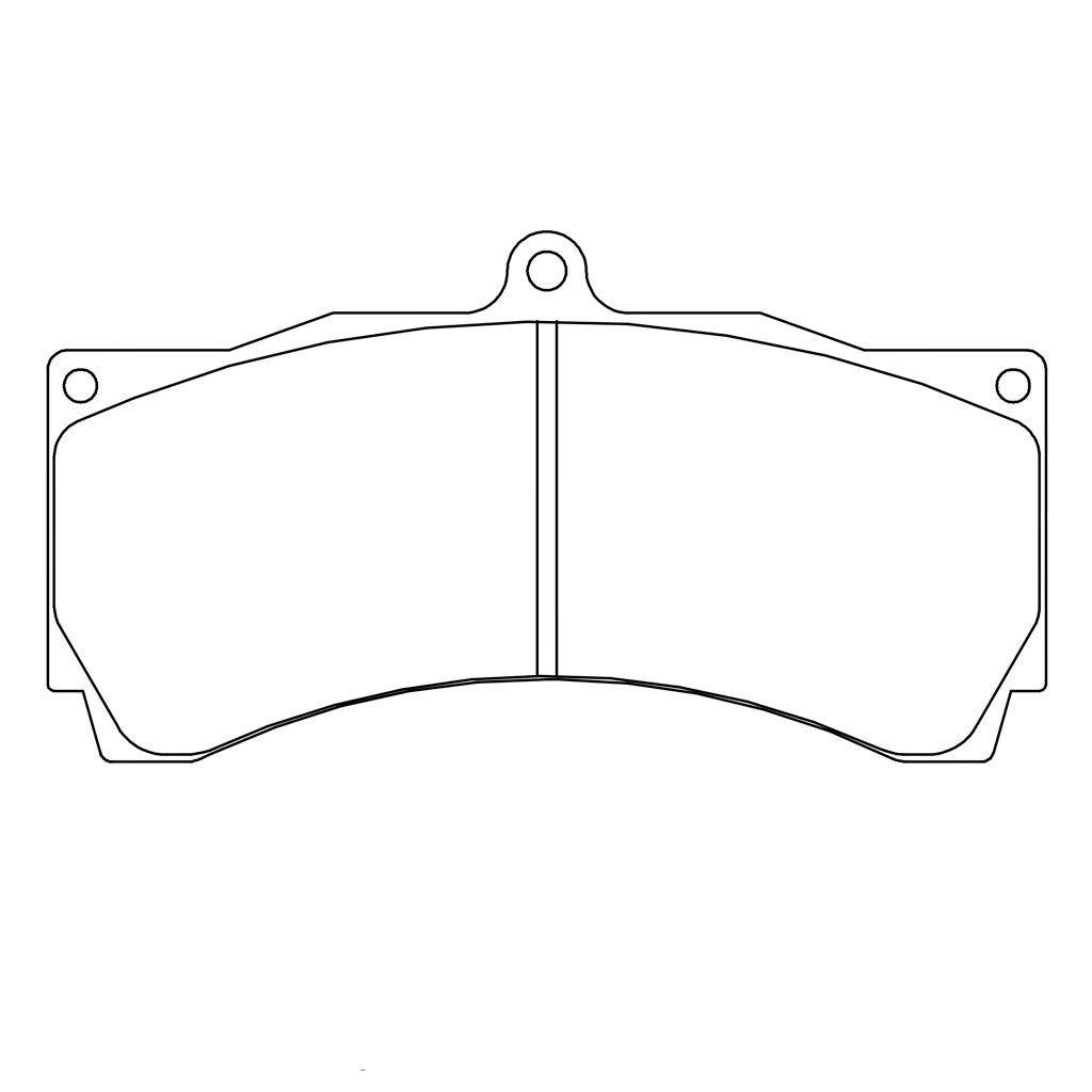 ENDLESS RCP050ME22-18 Гальмівні колодки 18 мм для супорта AP Racing CP9668 / CP6560 / CP6562 / CP6568 Photo-0