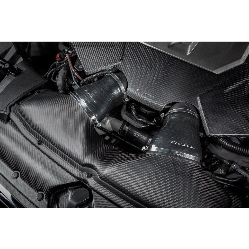 EVENTURI EVE-C8RS6-CF-ENG Кришка двигуна (карбон / глянцеве покриття) для AUDI RS6 / RS7 (C8) Photo-4