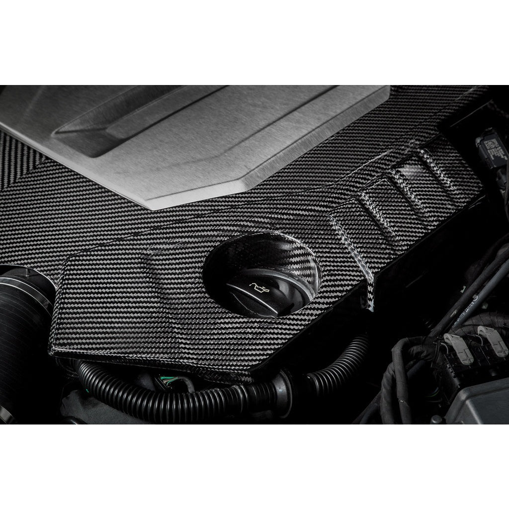 EVENTURI EVE-C8RS6-CF-ENG Кришка двигуна (карбон / глянцеве покриття) для AUDI RS6 / RS7 (C8) Photo-5