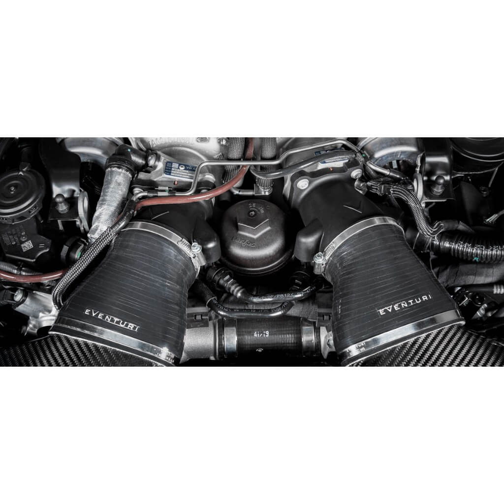 EVENTURI EVE-C8RS6-CFM-INT Впускна система з матового чорного карбону для AUDI RS6 / RS7 (C8) Photo-2