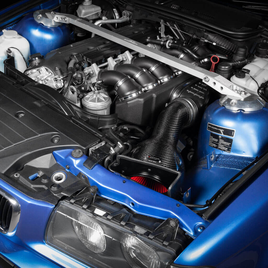 EVENTURI EVE-E36M3-CF-INT Система впуску повітря (карбон / глянець) для BMW M3 (E36) Photo-3