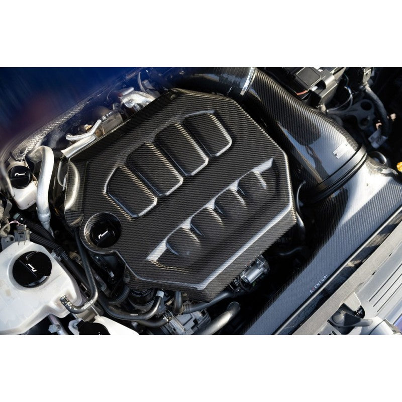 EVENTURI EVE-EA8884-CF-ENG Карбонова кришка двигуна (глянець) для VW Golf MK8 2019- Photo-2