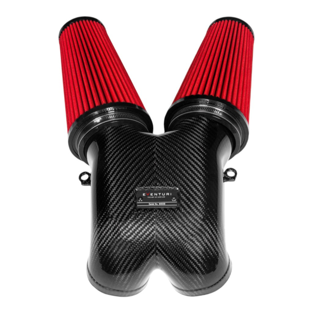 EVENTURI EVE-FLV8TT-CF-INT Повітрозабірна система (карбон) для LAMBORGHINI Urus 2025 / PORSCHE Cayenne Turbo S / GT / GTS Facelift 2025 Photo-5