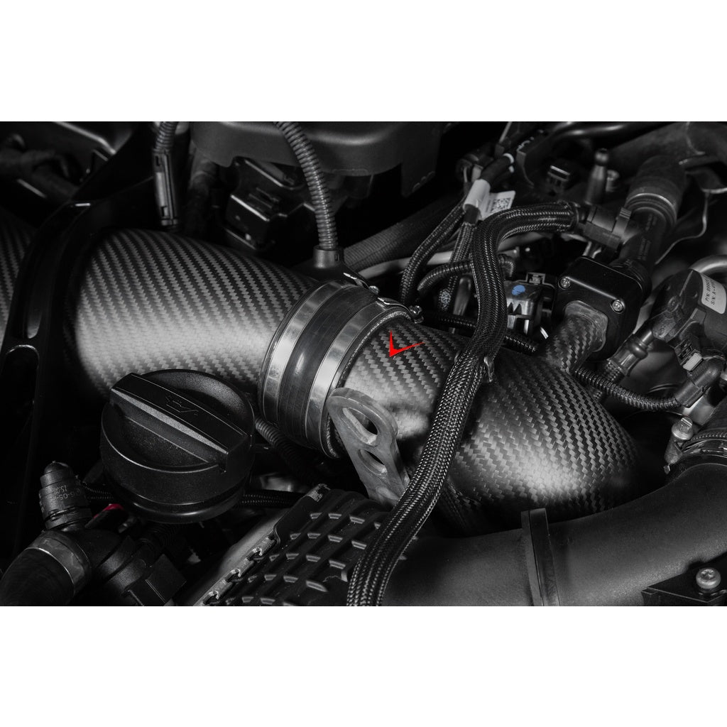 EVENTURI EVE-G9X-CFM-CHG Впускні патрубки турбіни (карбон / матове покриття) для BMW M5 (G90 / G99) Photo-9
