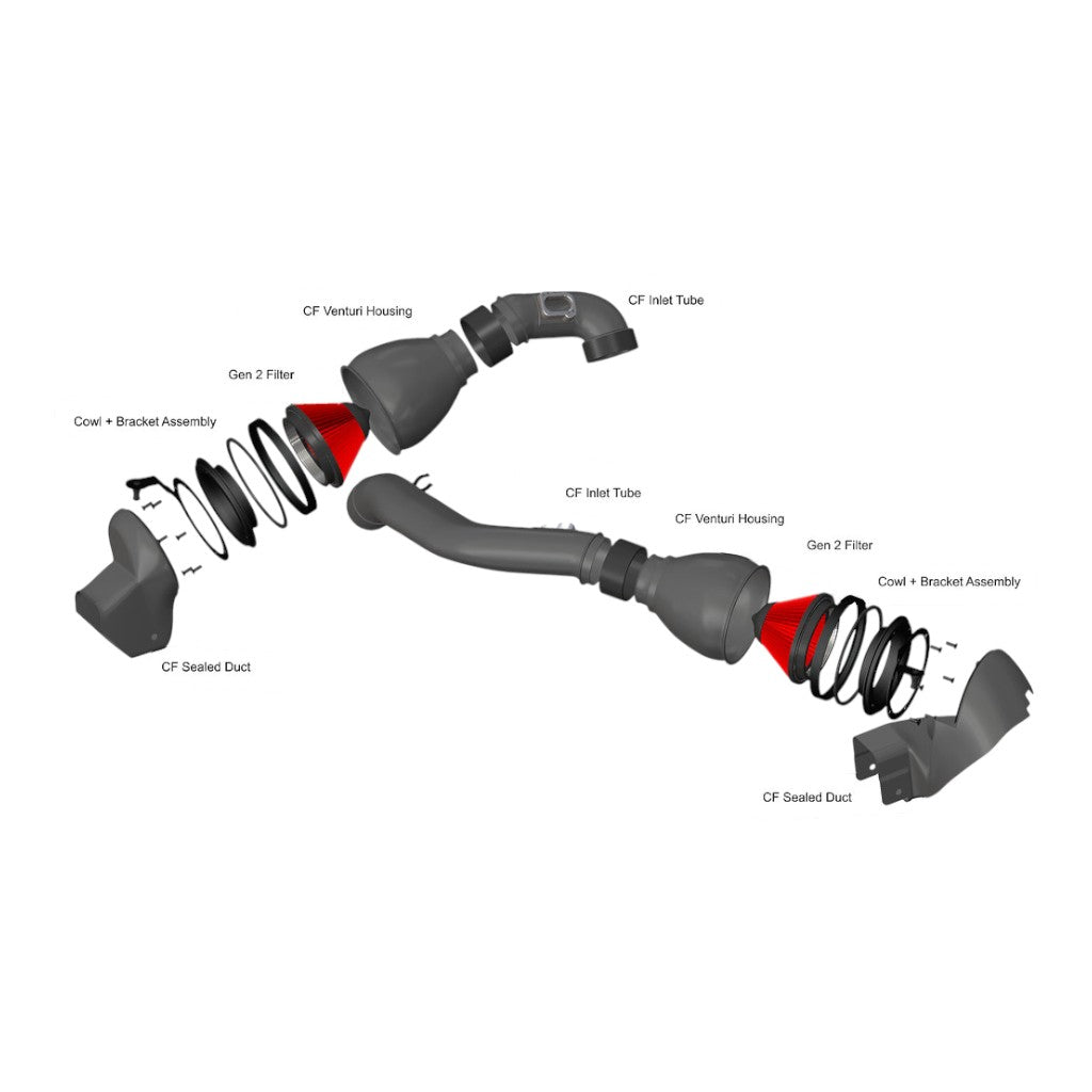 EVENTURI EVE-M2C-CF-INT Впускна система (карбон) для BMW M2 Competition (F87) Photo-5
