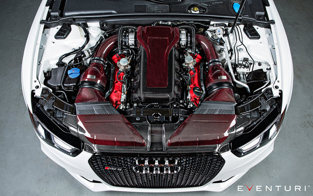 EVENTURI EVE-RS5-CF-SLM Панель охолодження з карбону для AUDI B8 RS5 (фейсліфт) Photo-4