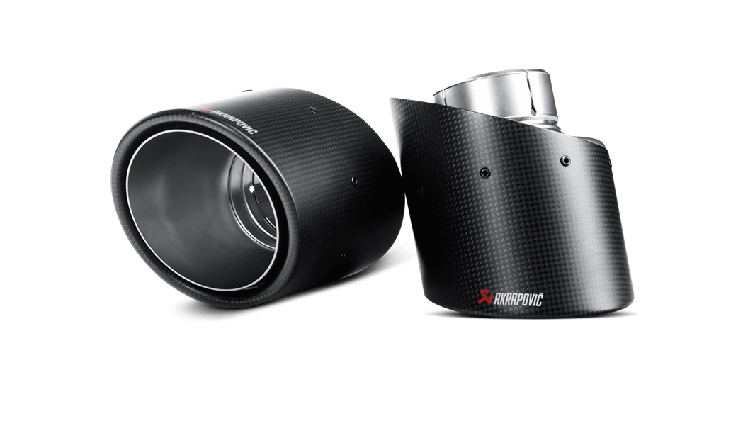 AKRAPOVIC TP-CS / 1 Насадки для VW Scirocco R (карбон) Photo-0