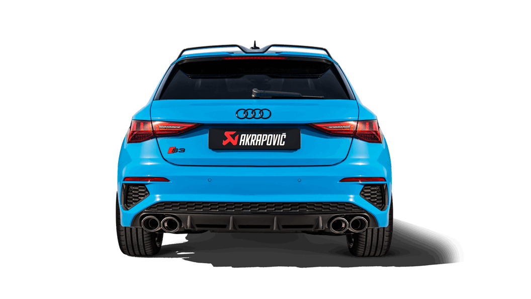AKRAPOVIC S-AU/TI/17H Вихлопна система Evolution Line (титан) для AUDI S3 Sportback (8Y) 2020-2024 Photo-3