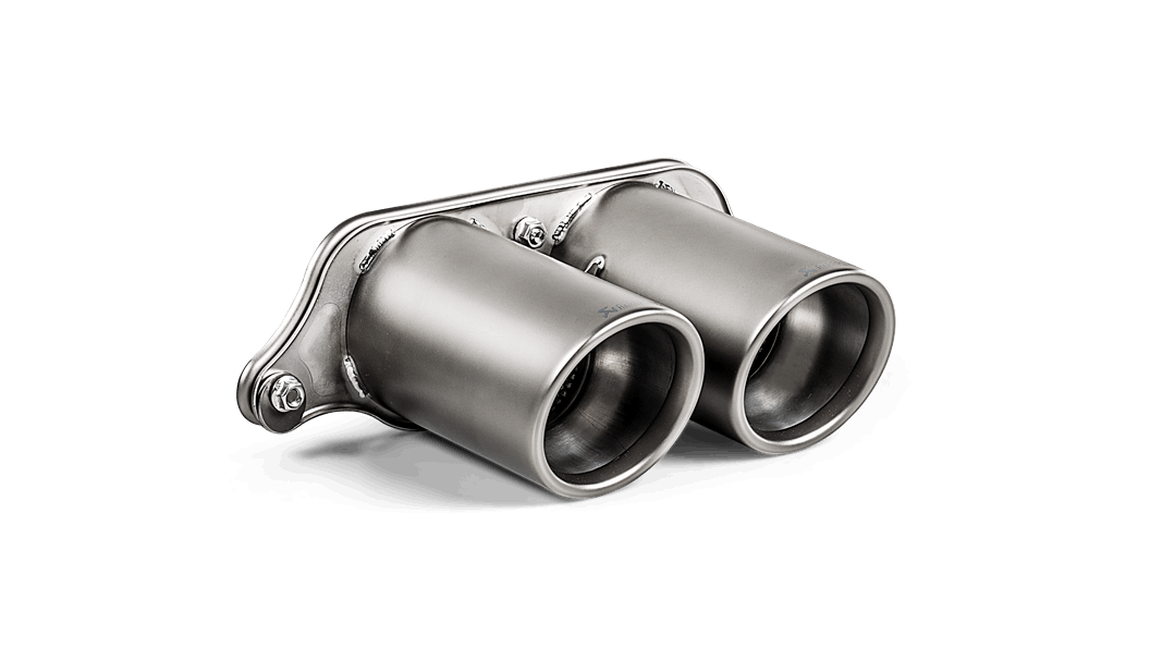 AKRAPOVIC TP-T/S/17 Насадки вихлопної системи Tail pipe (Titanium) для PORSCHE 911 GT3 (991.2) 2018 Photo-0