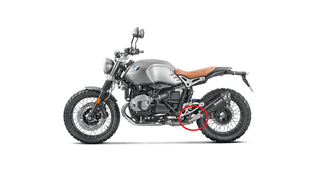 AKRAPOVIC L-B12SO8T Титановий Лінк-пайп для BMW R NINET 2014-2019 Photo-1