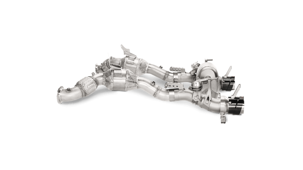 AKRAPOVIC L-FE/SS/1 З'єднувальна труба Link Pipe w Cat (SS) FERRARI 488 GTB/488 Spider 2016-2019 Photo-3