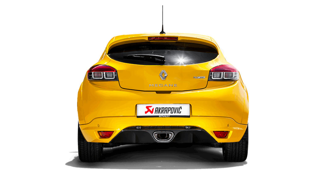 AKRAPOVIC S-RE/T/1 Вихлопна система Evolution Line (Titanium) для RENAULT Mеgane Coupе RS 2010-2016 Photo-3