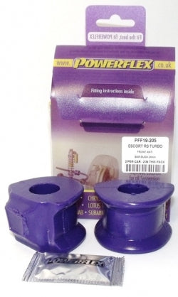 POWERFLEX PFF19-205 Передня втулка стабілізатора поперечної стійкості (24 мм) x2 для FORD Escort RS Turbo Series 2 Photo-0