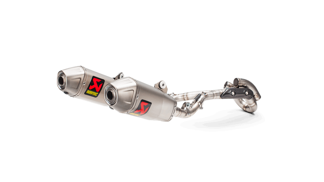 AKRAPOVIC S-H4MR16-CIQTA Вихлопна система Racing Line (Titanium) для Honda CRF 450 R 2017-2019 Photo-0