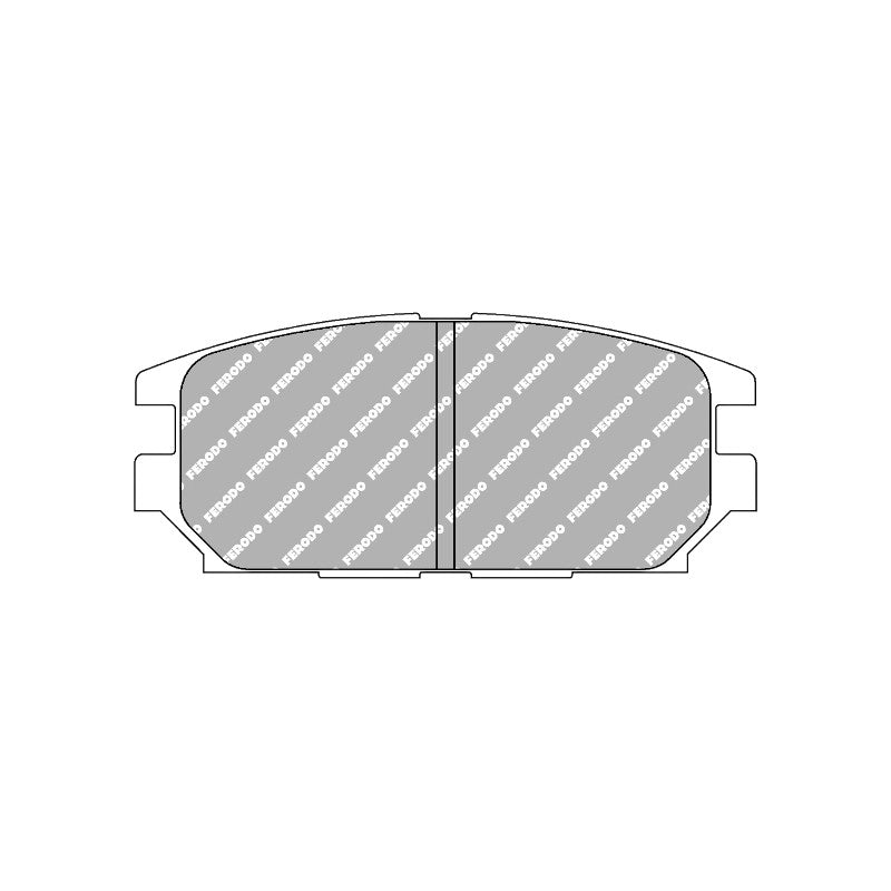 FERODO FCP1280R Задні гальмівні колодки DS3000 для MITSUBISHI Lancer Evo VI / VII / Montero / Pajero Photo-0