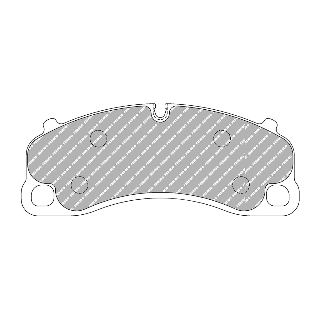 FERODO FCP4664W Передні гальмівні колодки DS1.11 для PORSCHE 911 GT3 / GT3RS (991) / 911 GT3 (992) / 718 Cayman GT4RS (982) Photo-1