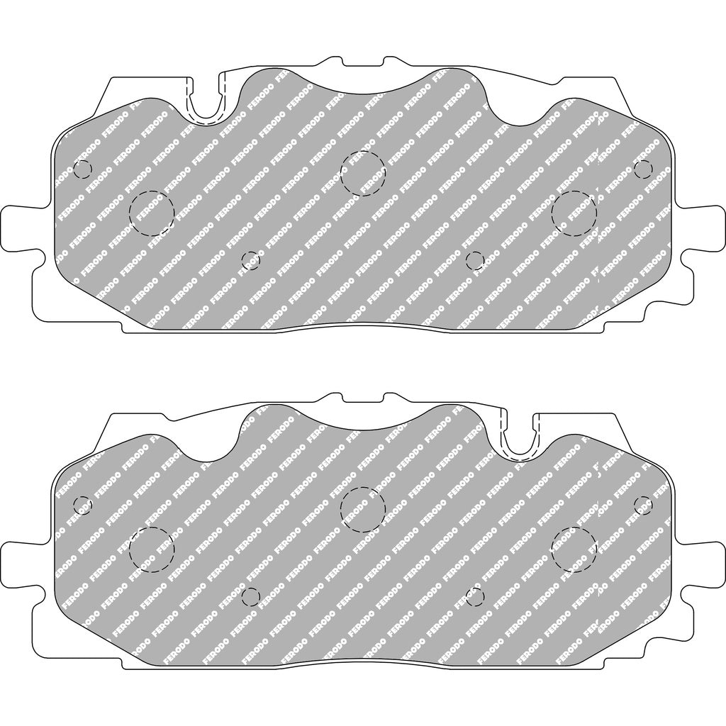 FERODO FCP4967H Передні гальмівні колодки DS2500 для AUDI RS3 (8Y) / RS4 (B9) / RS5 (F5) Photo-1