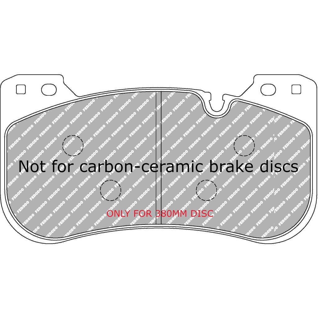 FERODO FCP5546H Передні гальмівні колодки DS2500 для BMW M3 (G80) / M4 (G82) Photo-1