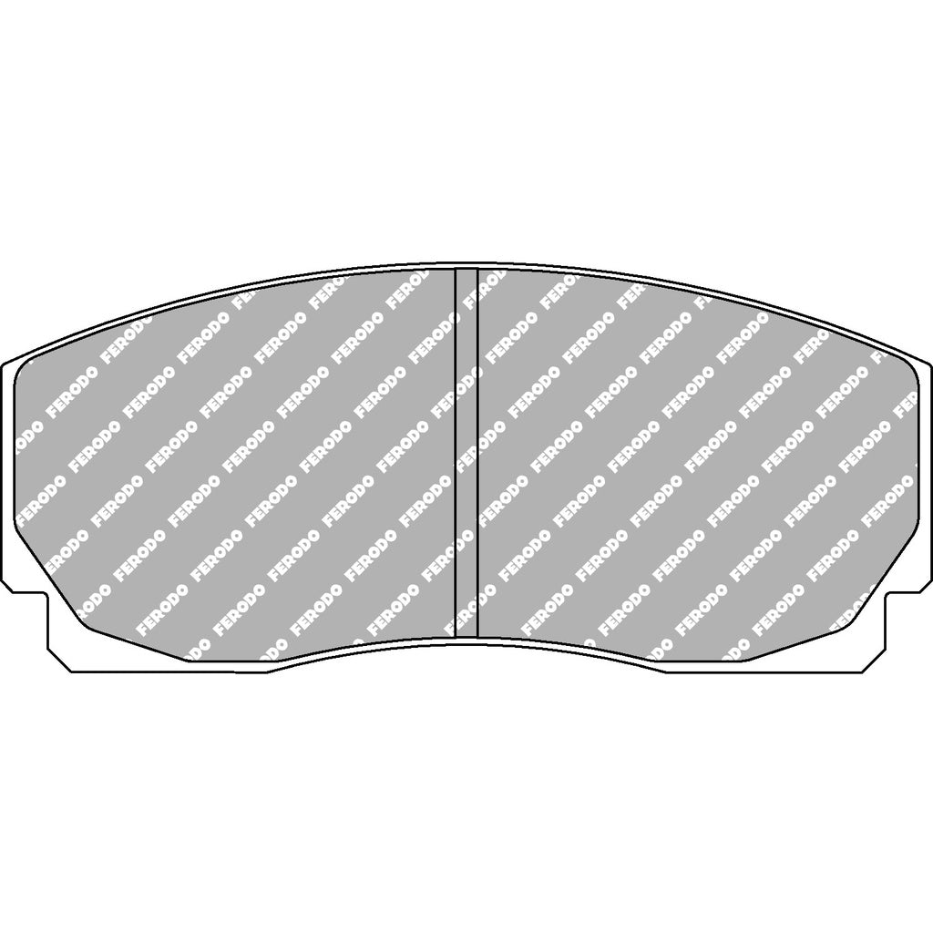 FERODO FRP203H Гальмівні колодки DS2500 для супорта AP Racing CP2270 / CP2271 Photo-0