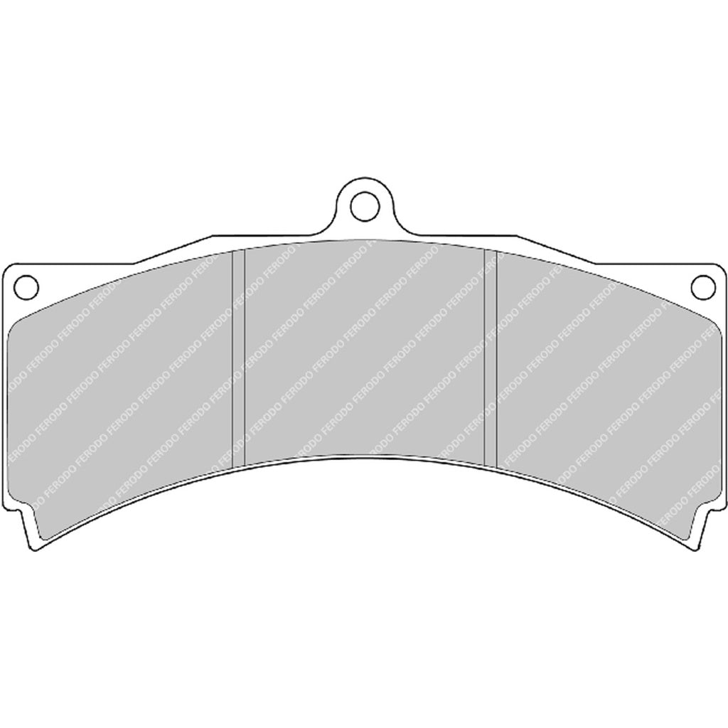 FERODO FRP3000R Гальмівні колодки DS3000 для супорта Alcon PNF4489X519 / AP Racing CP3796 Photo-0