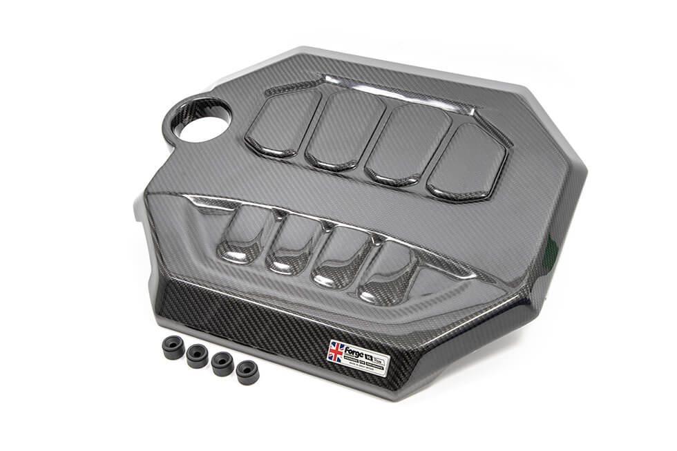 FORGE FMEC3 Кришка двигуна із вуглецевого волокна для VOLKSWAGEN Golf MK8 EA888 Gen 4/ AUDI S3 EA888 Gen 4/ CUPRA Formentor/ SKODA Octavia 4 RS Photo-0