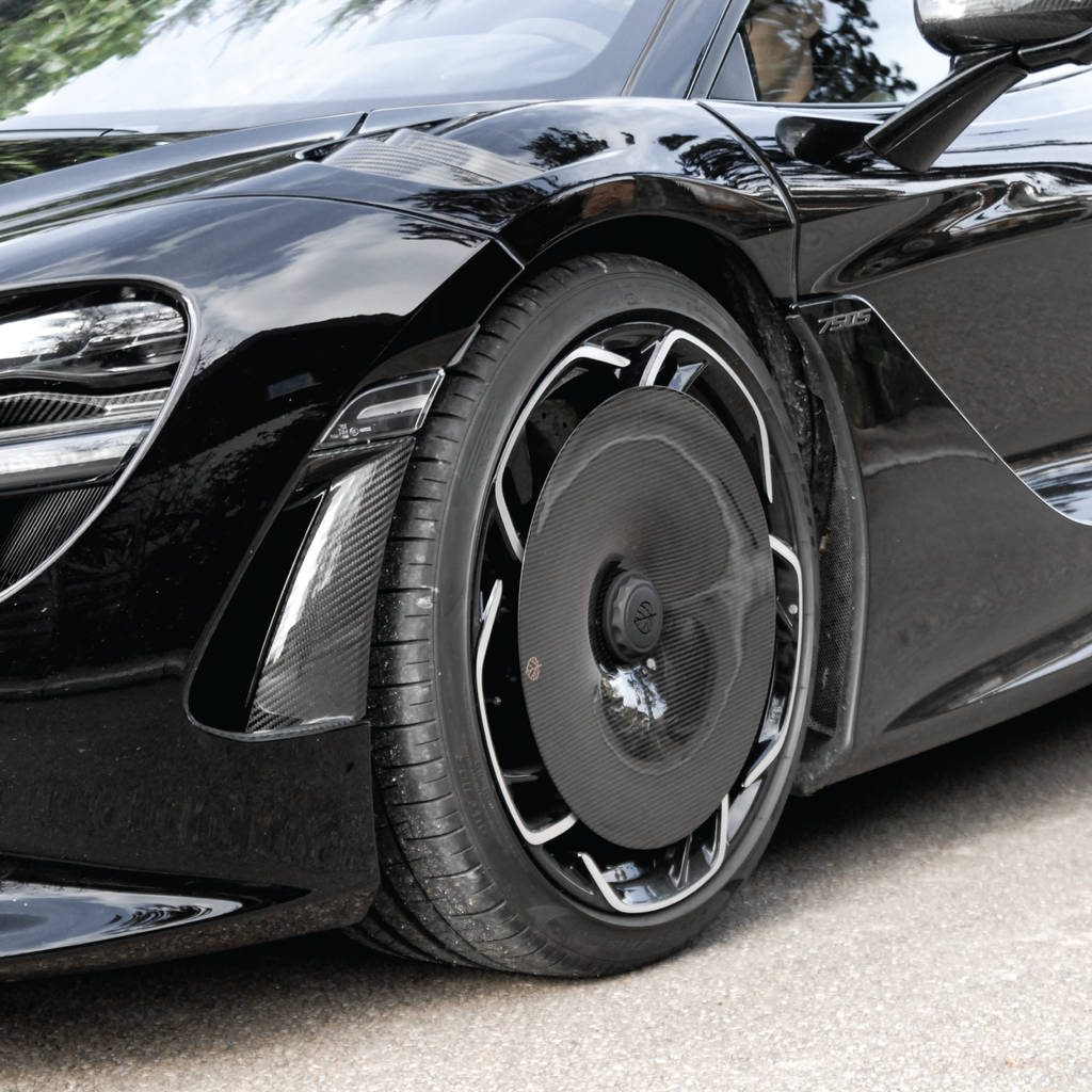 GOLD LEAF ADEVO-MCL750S-GL Ковпаки коліс Aero Disc EVO (карбон / глянець) для MCLAREN 750S OEM диски Photo-15