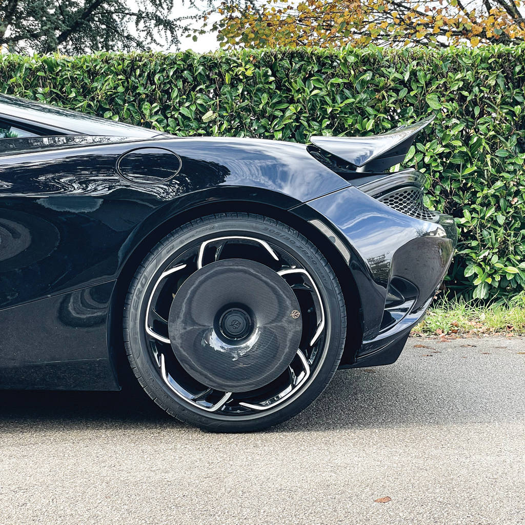 GOLD LEAF ADEVO-MCL750S-GL Ковпаки коліс Aero Disc EVO (карбон / глянець) для MCLAREN 750S OEM диски Photo-5