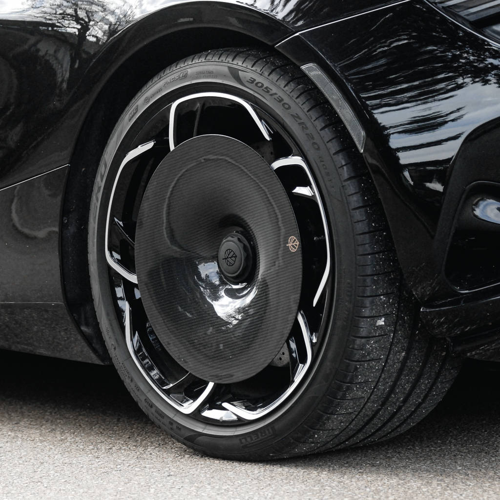 GOLD LEAF ADEVO-MCL750S-GL-CD Ковпаки коліс Aero Disc EVO (карбон / глянець / індивідуальна наклейка) для MCLAREN 750S OEM диски Photo-13