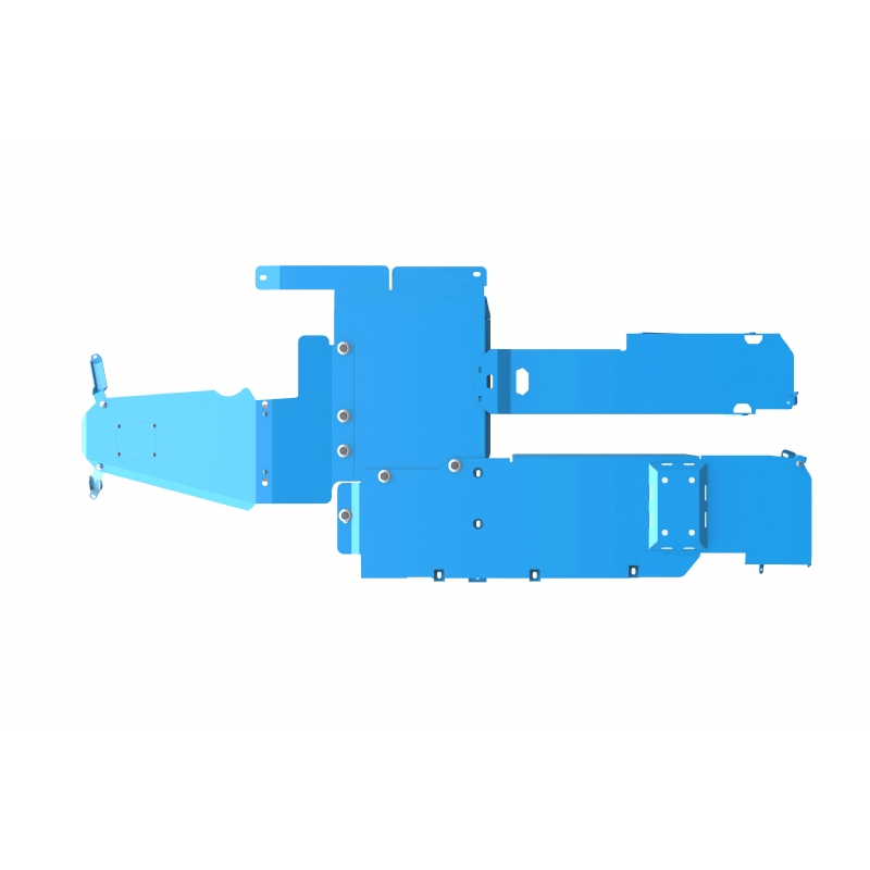 HARDRACE Q0538 К-т захисту двигуна 8 шт для JEEP Wrangler Unlimited (JLU) 2018+ Photo-0