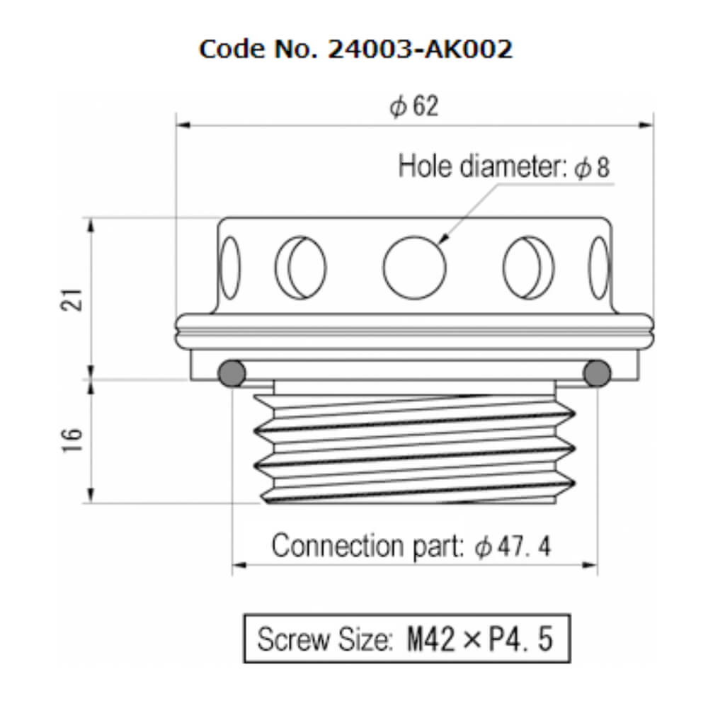 HKS 24003-AK002 Кришка маслозаливної горловини для SUBARU Impreza WRX STI / SUBARU BRZ / TOYOTA GT86 Photo-1