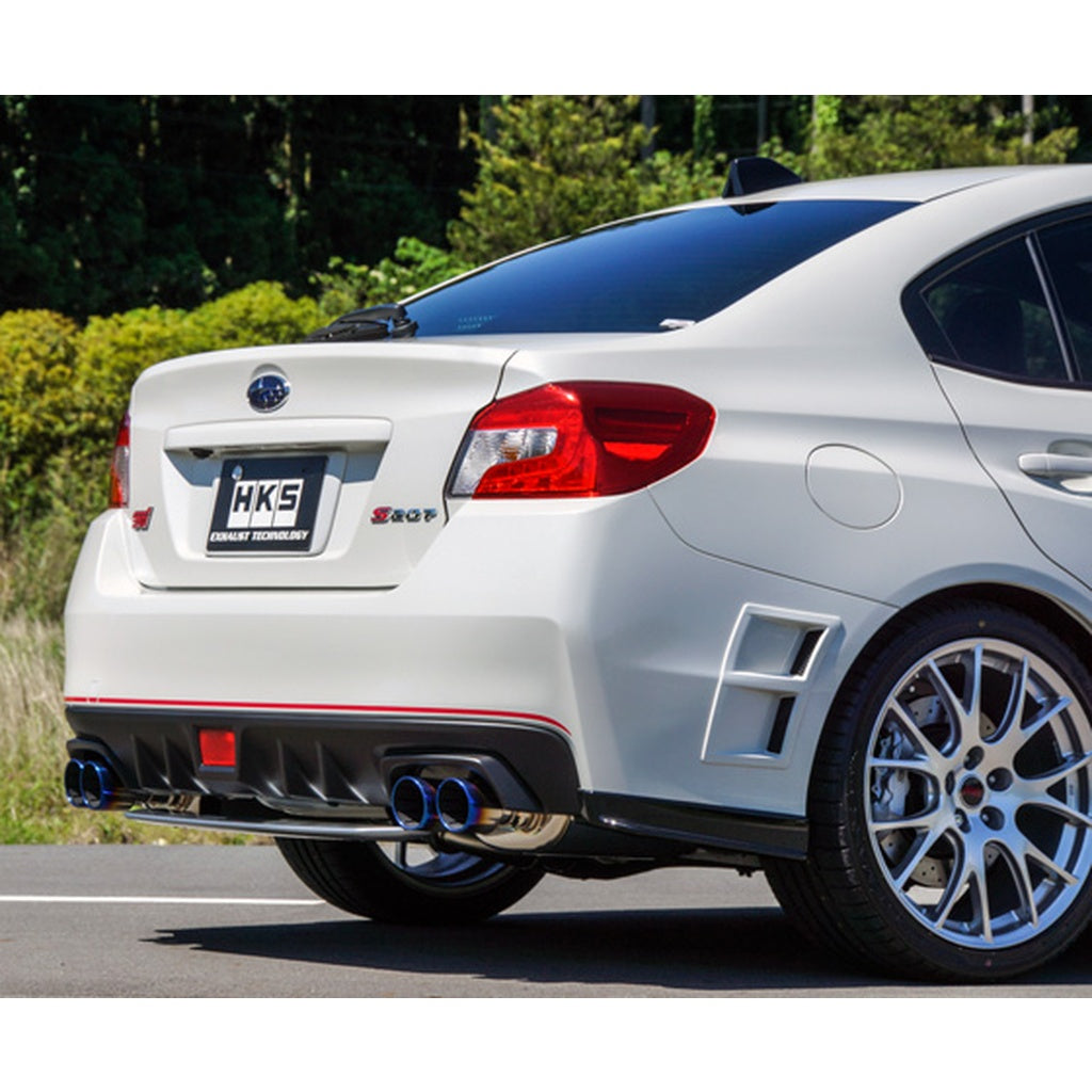 HKS 31029-AF013 Вихлопна система Super Turbo Muffler для SUBARU WRX STI (VAB) 2014-2020 Photo-1