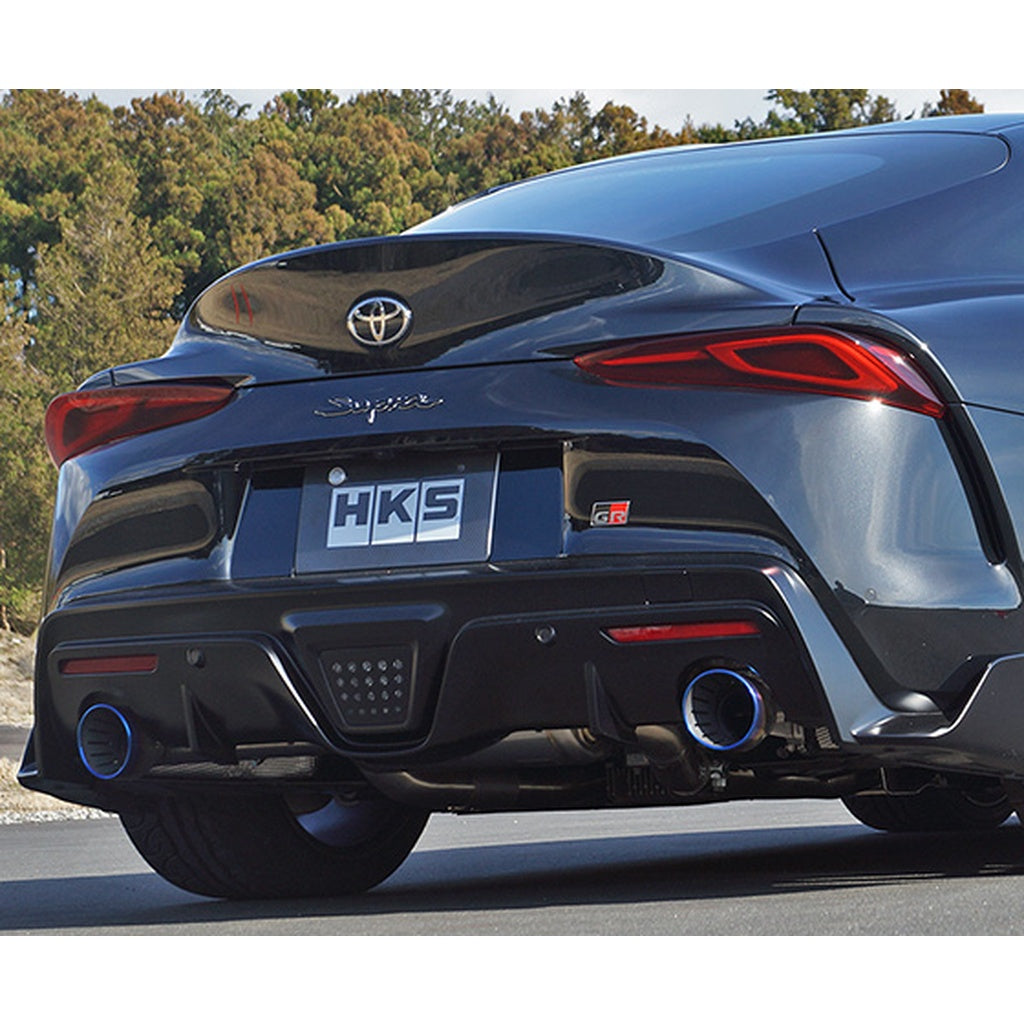 HKS 31029-AT003 Вихлопна система Super Turbo Muffler (сумісний з моделями без OPF) для TOYOTA GR Supra B58 (DB42) Photo-1