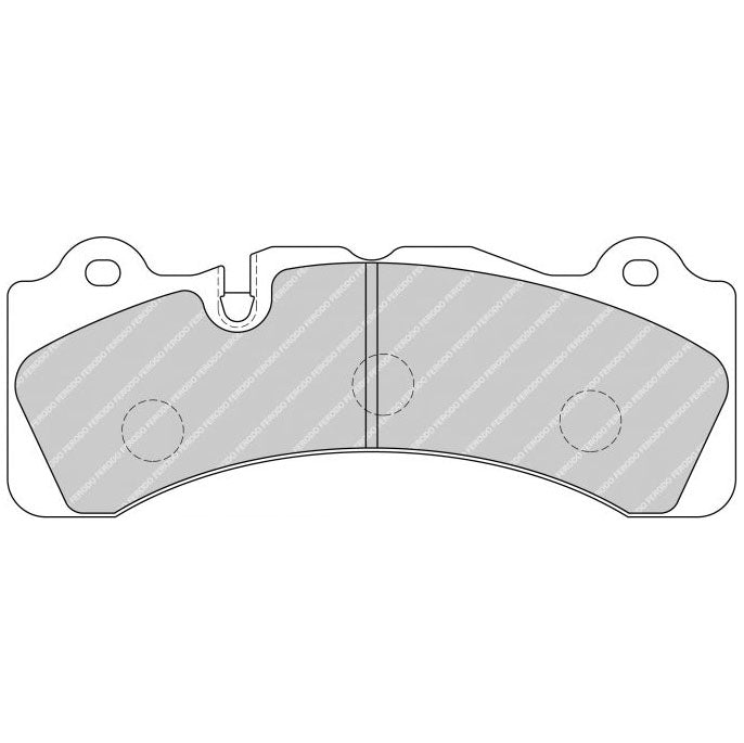 FERODO FRP3099W Гальмівні колодки DS1.11 для супорта Brembo 6 piston D48 Photo-0
