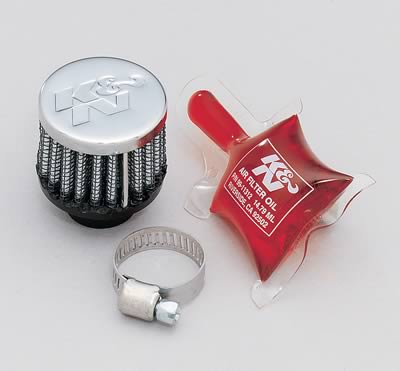 K&N 62-2480 Фільтр вентиляції картера/відвідного повітря 5.512" FLG 1-3/8" OD 1-1/8" H Photo-2