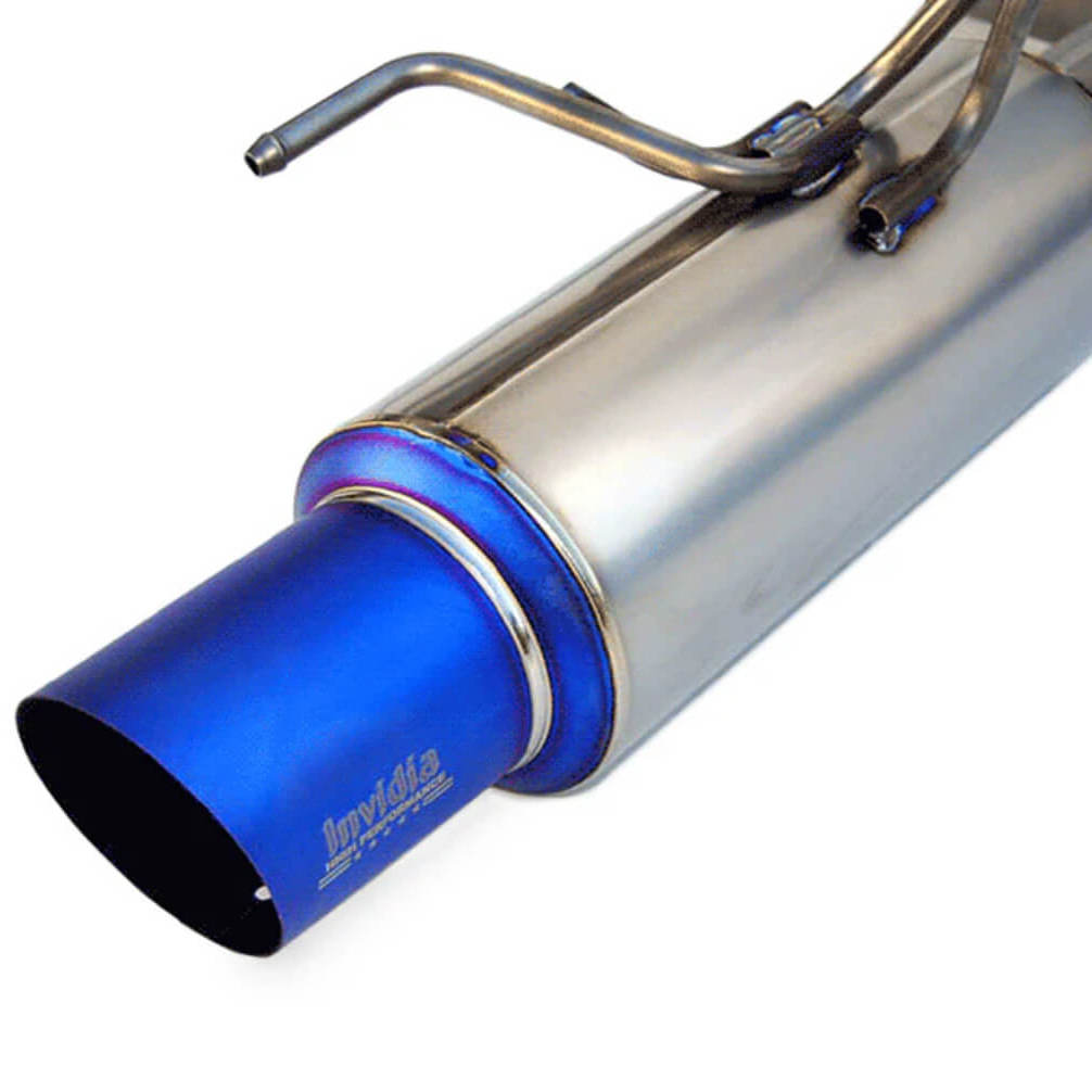 INVIDIA HS15SW4TRG Вихлопна система (катбек) N1 Titanium Tip Cat-Back Exhaust для SUBARU WRX / STI 4-DR 08-14 Photo-1