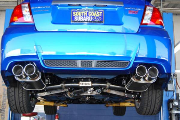 INVIDIA HS11STIG3S Вихлопна система Q300 (cat-back) для SUBARU STI седан 2010+ Photo-0
