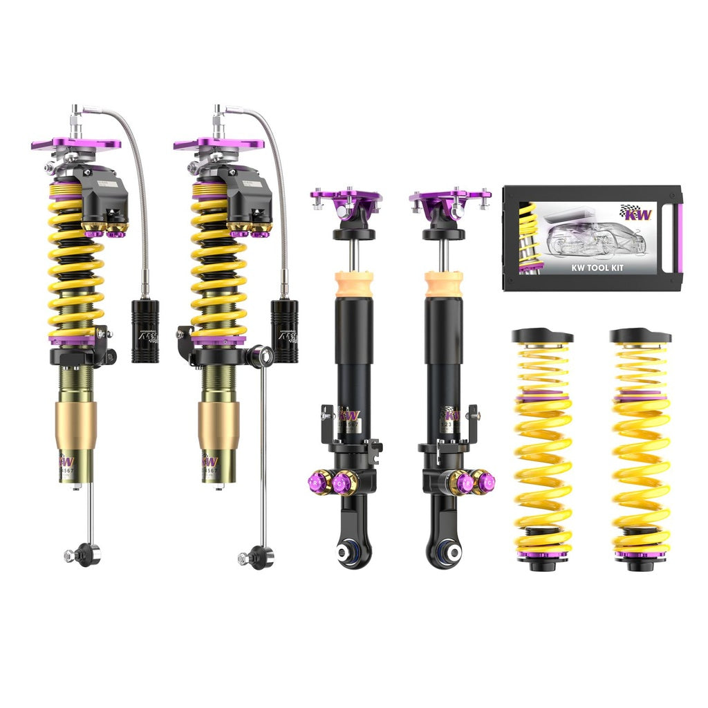 KW 30901200EQ Комплект койловерів V5 CLUBSPORT (включаючи верхні кріплення, включаючи деактивацію електронних амортизаторів) для BMW M3 Competition (G80) / M4 Competition (G82) Photo-0