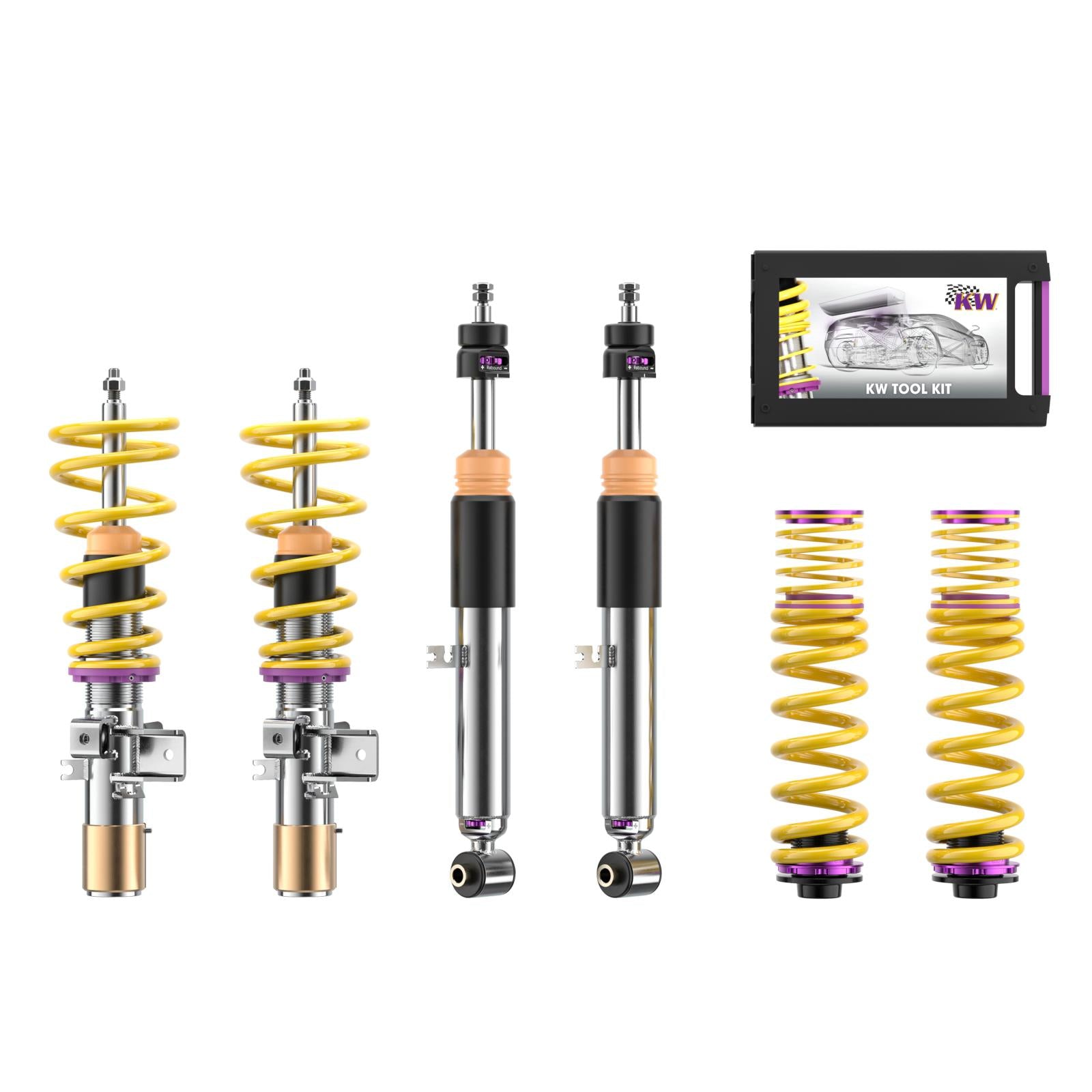 KW 352200CH Комплект койловерів INOX V3 (вкл. деактивацію електронних амортизаторів) для TOYOTA GR Supra / BMW Z4 (G29) 2019- Photo-0