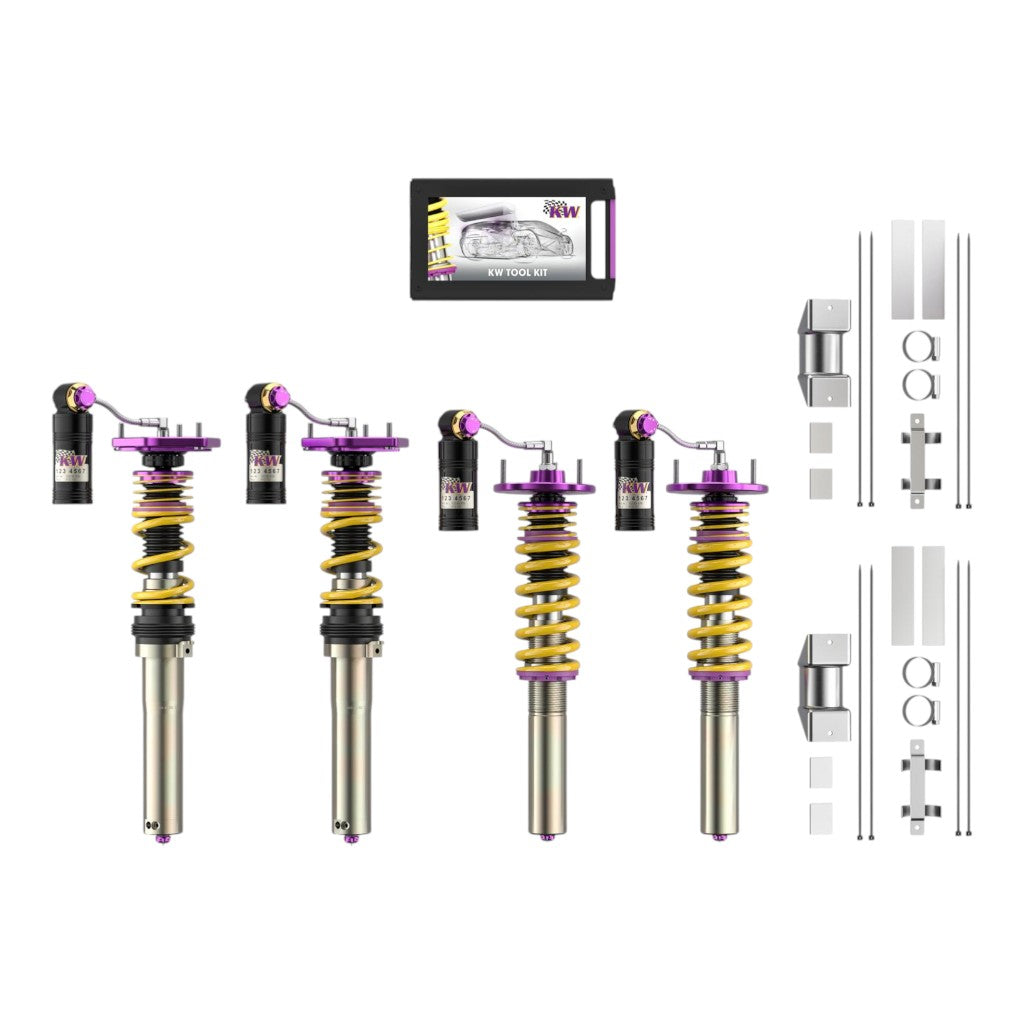 KW 39771298 Комплект коільоверів V4 Clubsport (включно з верхніми опорами та комплектом для відключення електронних амортизаторів) для PORSCHE 718 CAYMAN (982) 4.0 GT4RS 2016- Photo-0