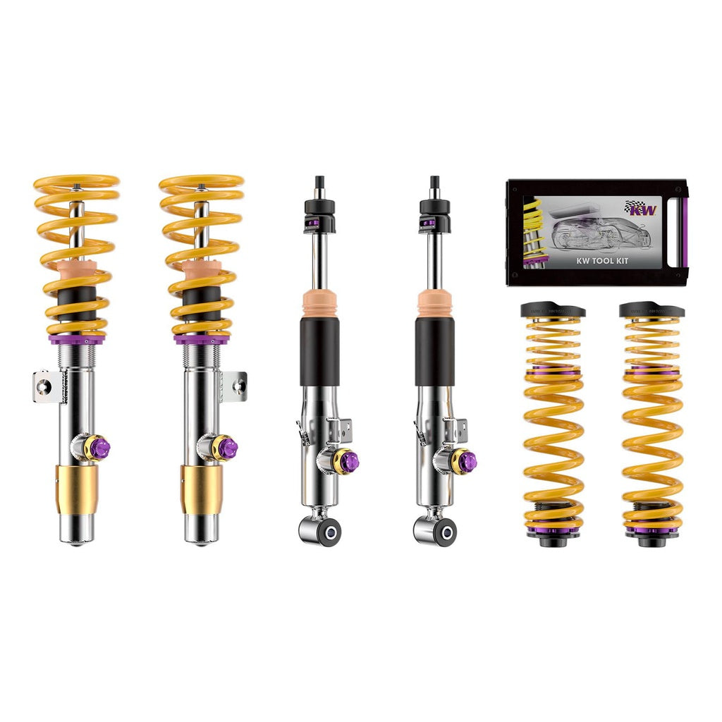 KW 3A7200EB Комплект койловерів V4 (включаючи деактивацію електронних амортизаторів) для BMW M2 (G87) / M3 (G80) / M4 (G82) Photo-0