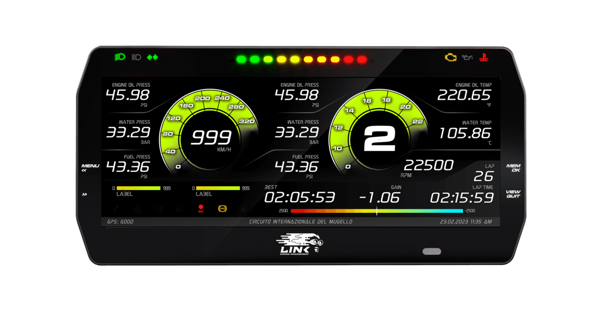 Link ECU 100-0176 Приладова панель Link MXT Strada 10-дюймова для вулиці Photo-0